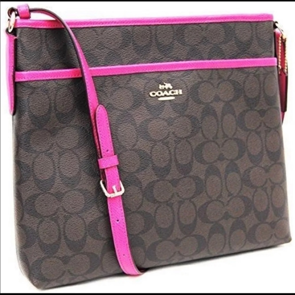 Coach signature crossbody